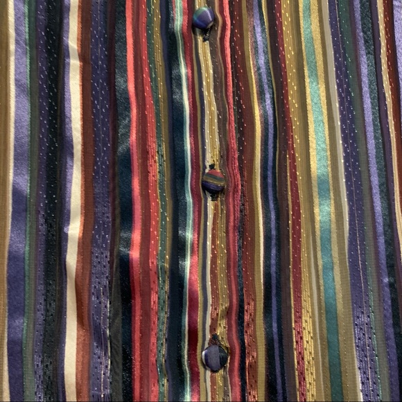 Yves St Clair | Vintage Striped Button Down Shirt - Picture 7 of 16